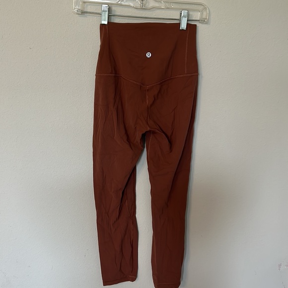 Lululemon unlimit legging ancient copper size 4 keyhole* 23inseam - Picture 2 of 4